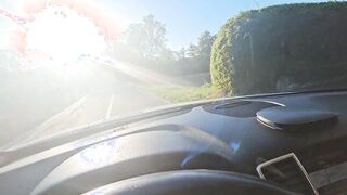 Taxistai scopa nel bagagliaio della sua macchina. Video completo sulla mia pagina OF.