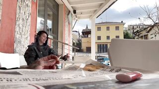 milf tradisce il suo ragazzo con uno sconosciuto nella sua panda _lucas speracchi