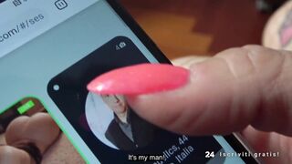 Hot Italian Mature Milf Dominates Young Guy With Words, so that he cums fast